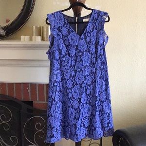Michael Kors Blue Lace Dress